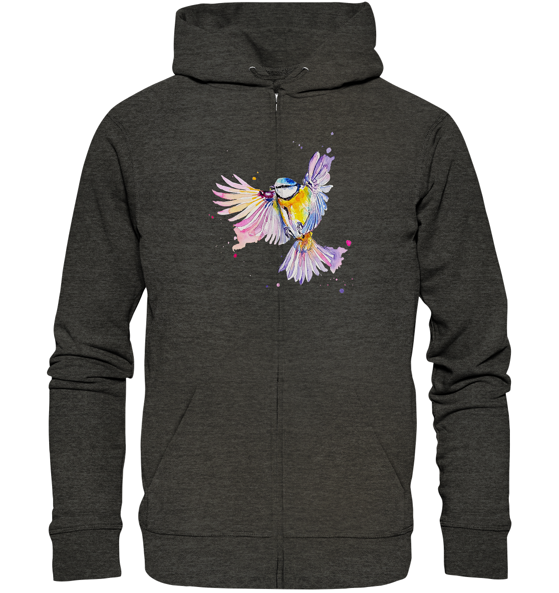 Motiv Blaumeise - Organic Zipper