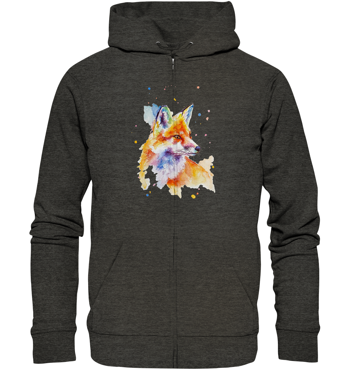 Bunter Fuchs - Organic Zipper