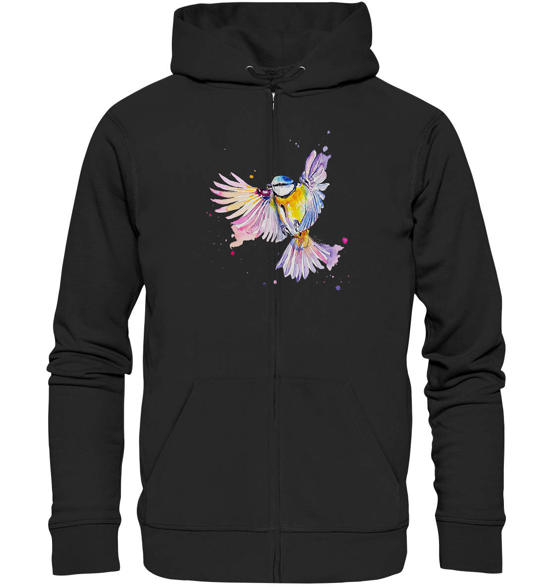 Motiv Blaumeise - Organic Zipper