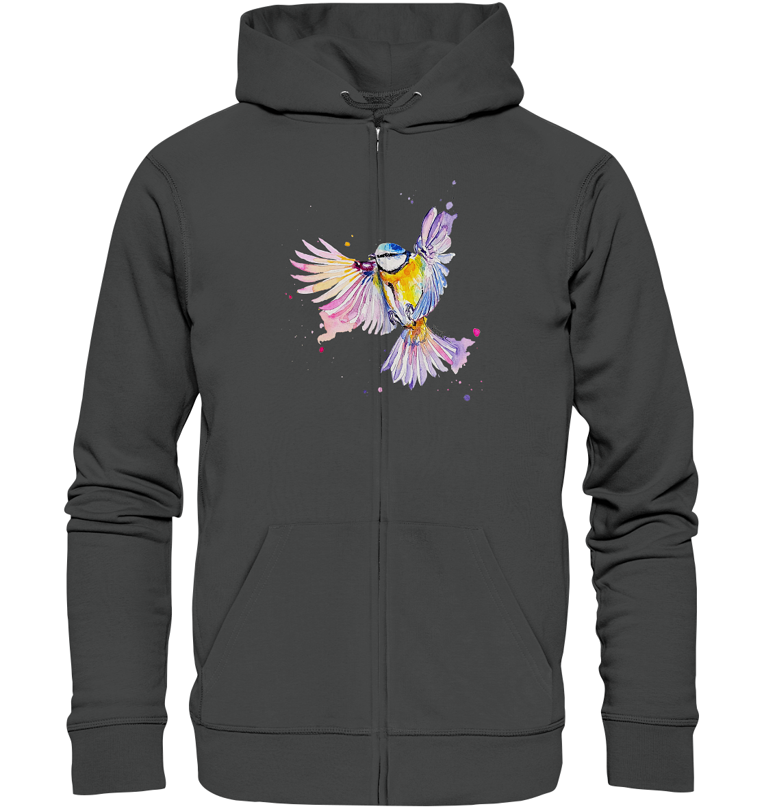 Motiv Blaumeise - Organic Zipper