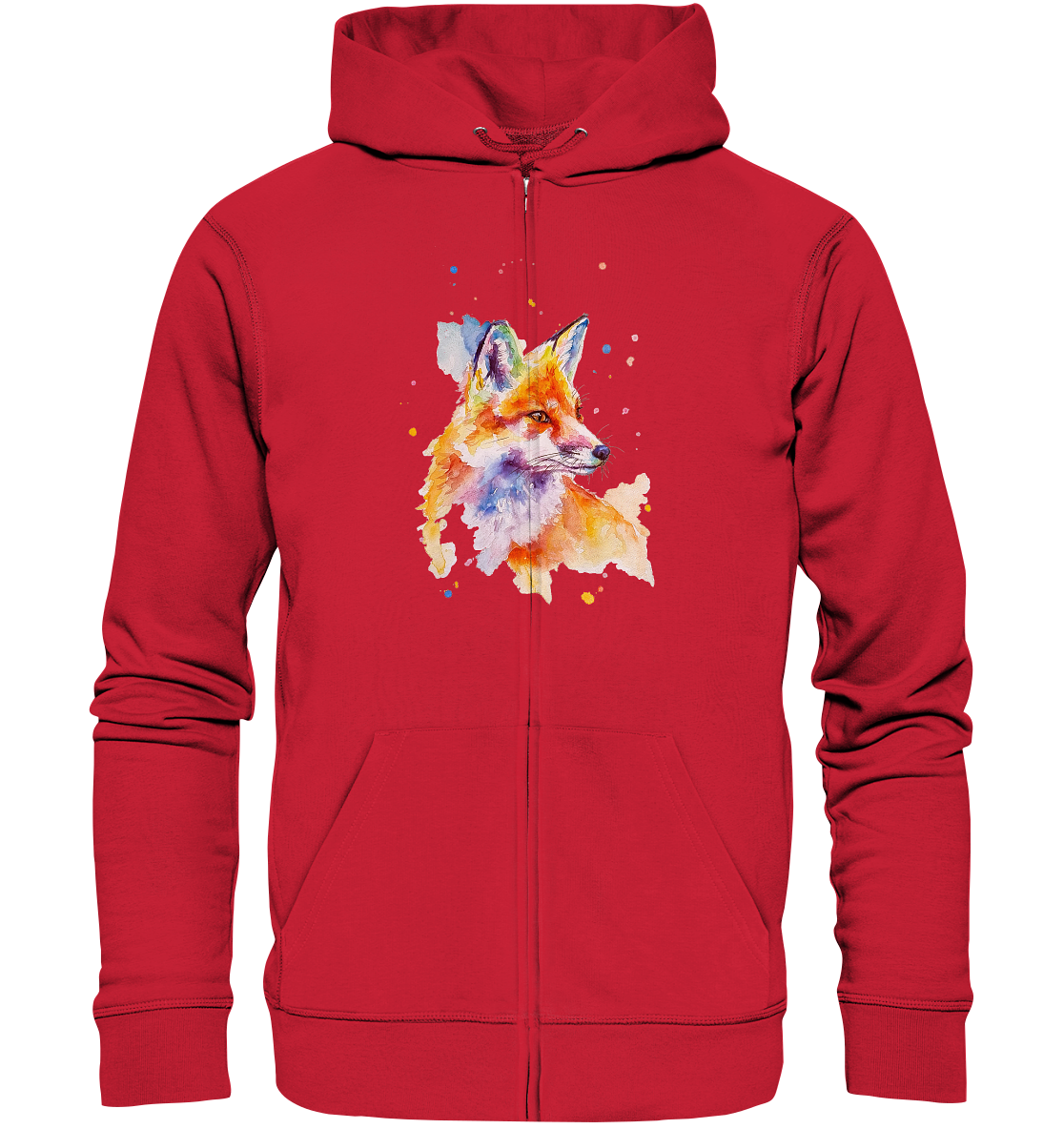 Bunter Fuchs - Organic Zipper