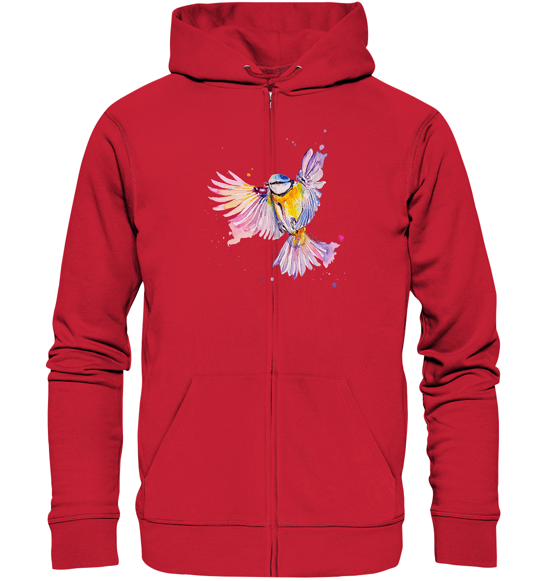 Motiv Blaumeise - Organic Zipper