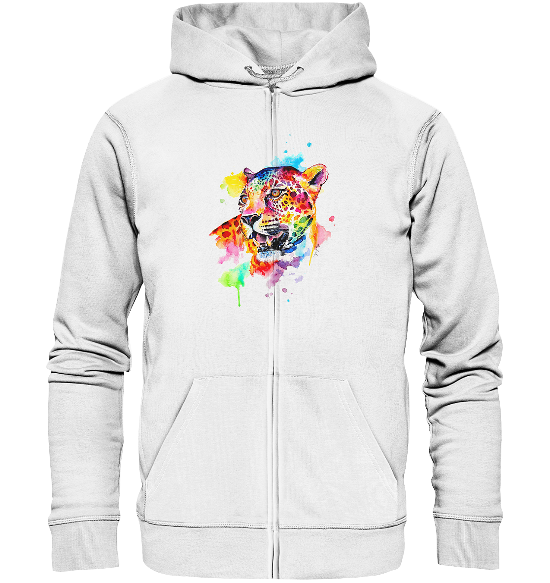 Bunter Leopard - Organic Zipper