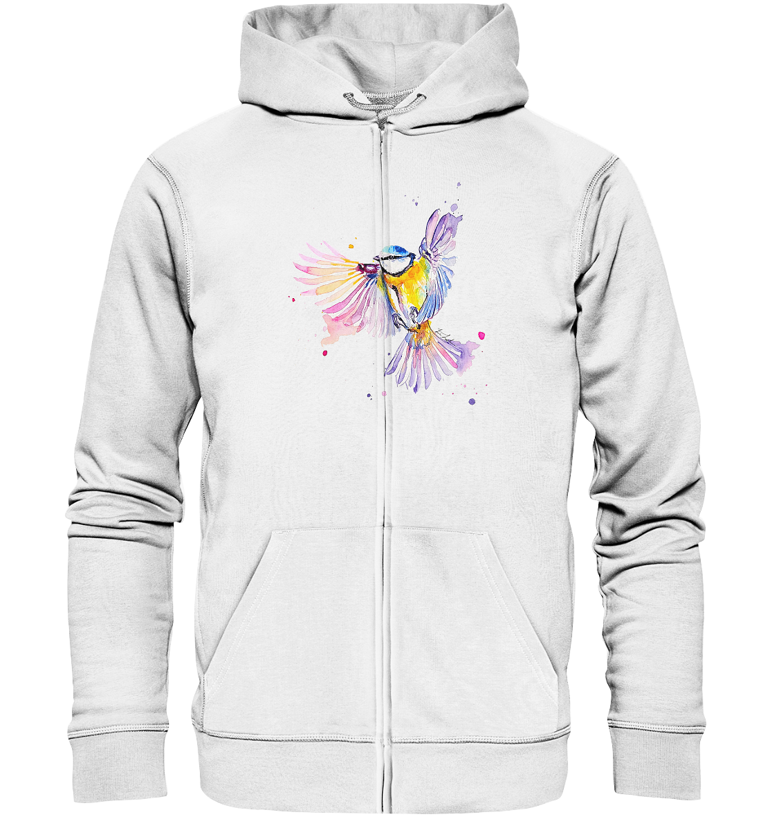 Motiv Blaumeise - Organic Zipper