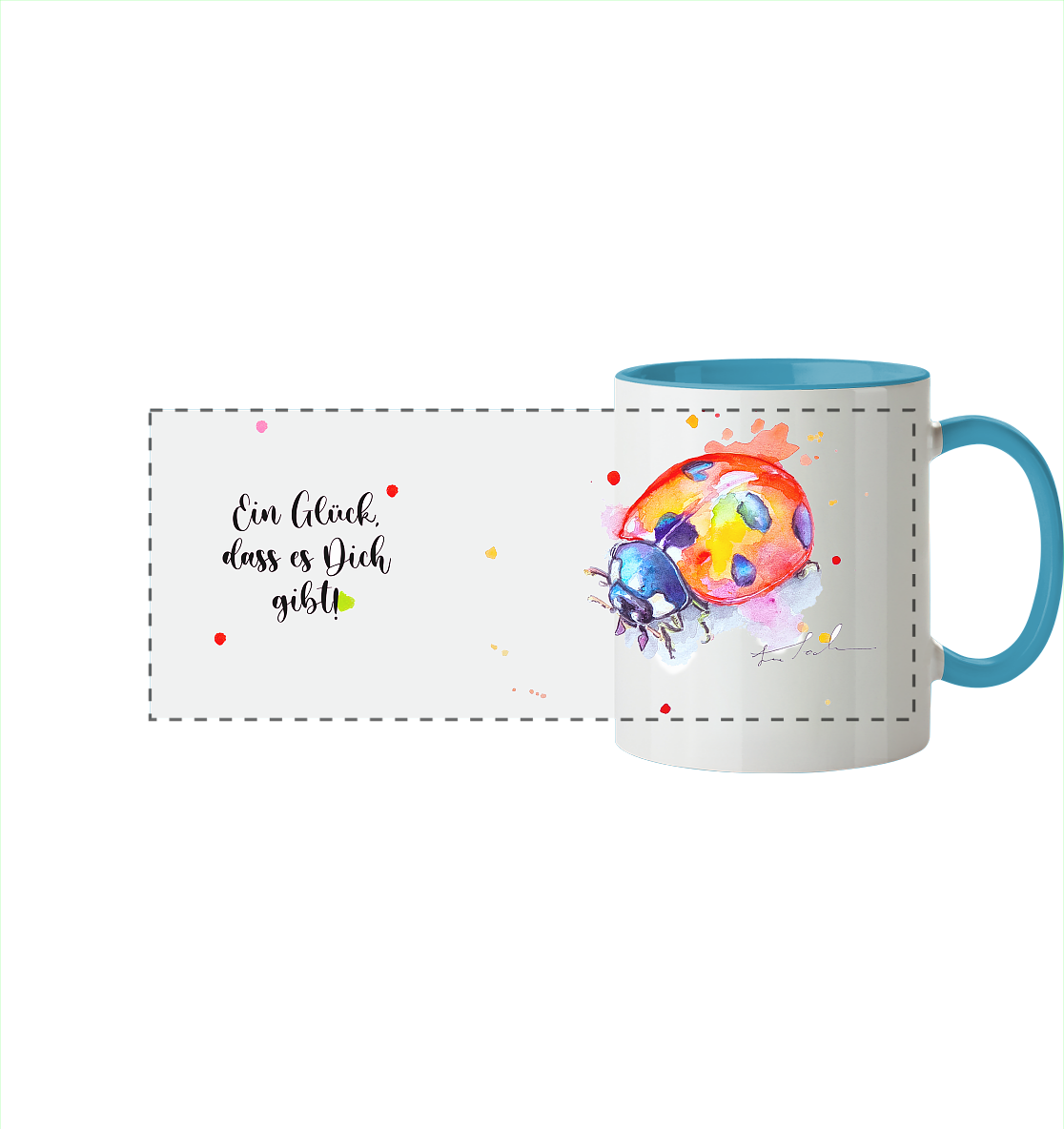 Tasse Wanda - Panorama Tasse zweifarbig