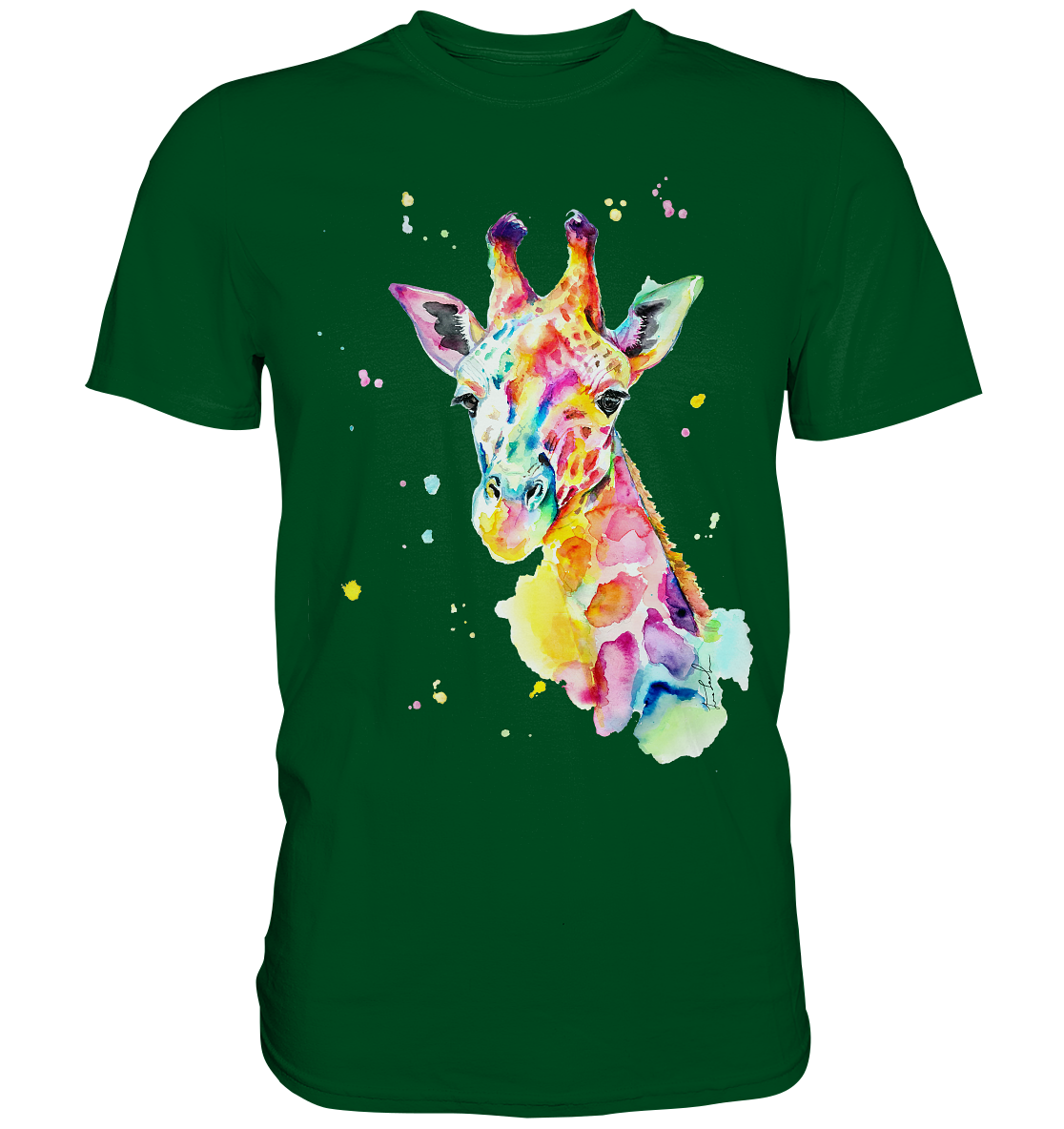 Bunte Giraffe - Premium Shirt