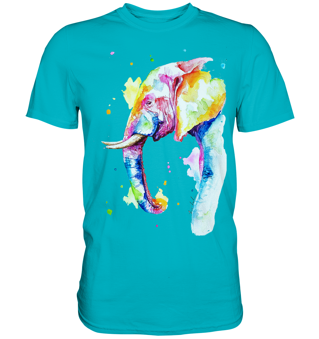 Bunter Elefant - Premium Shirt