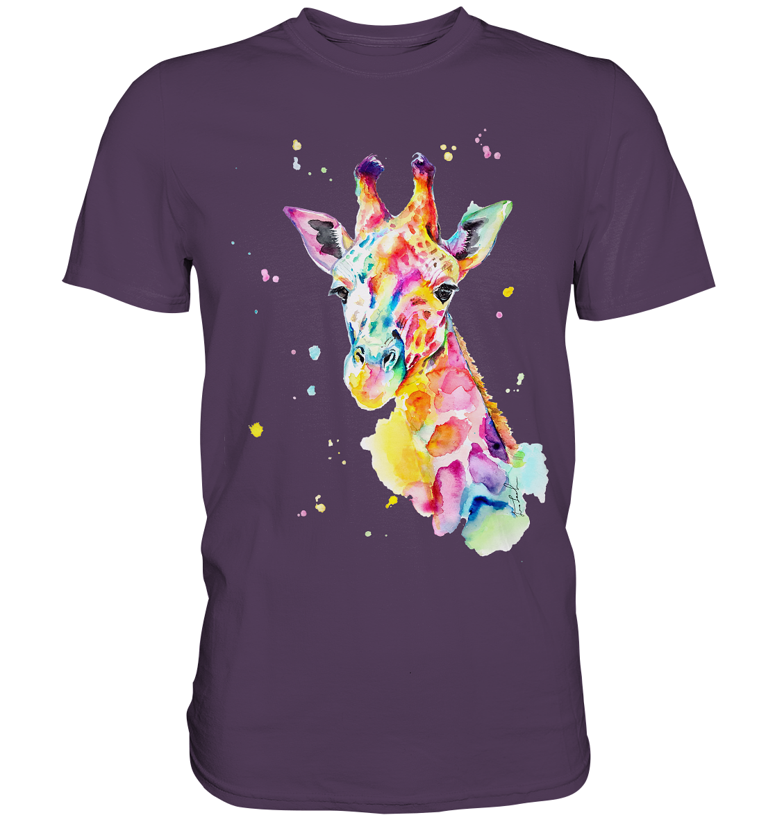 Bunte Giraffe - Premium Shirt