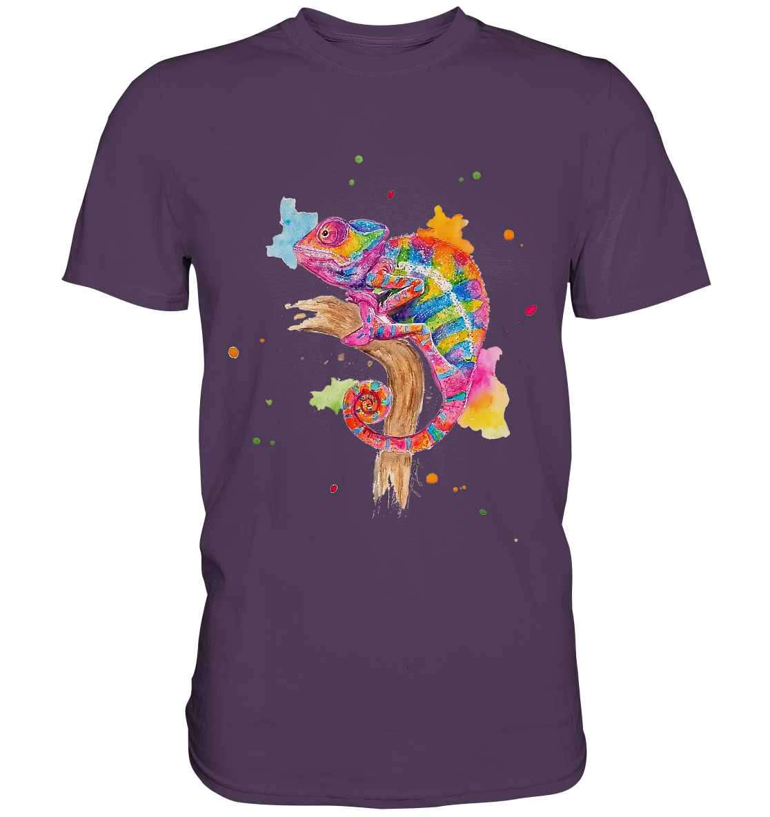Buntes Chamäleon - Premium Shirt