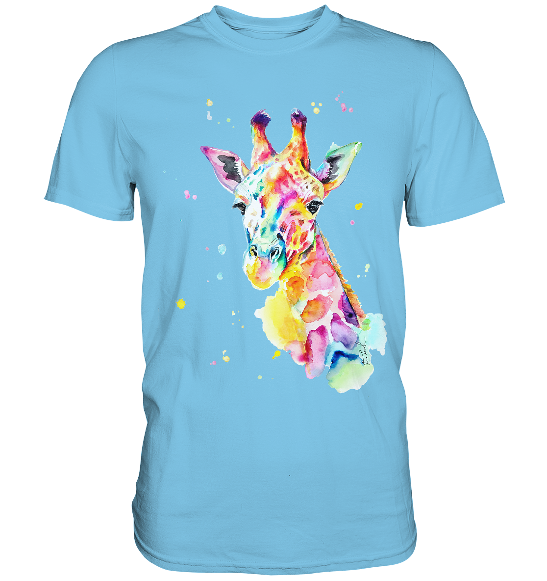 Bunte Giraffe - Premium Shirt