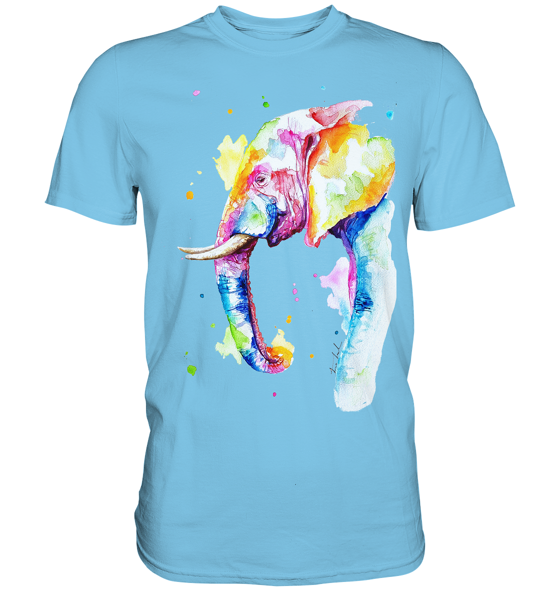 Bunter Elefant - Premium Shirt