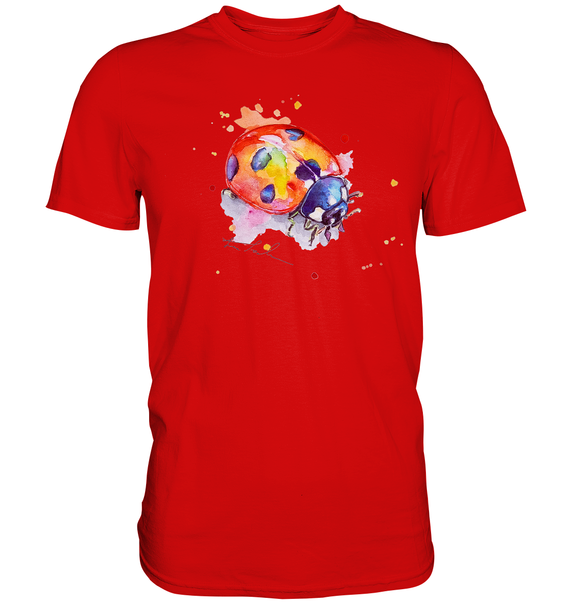 Bunter Marienkäfer - Premium Shirt