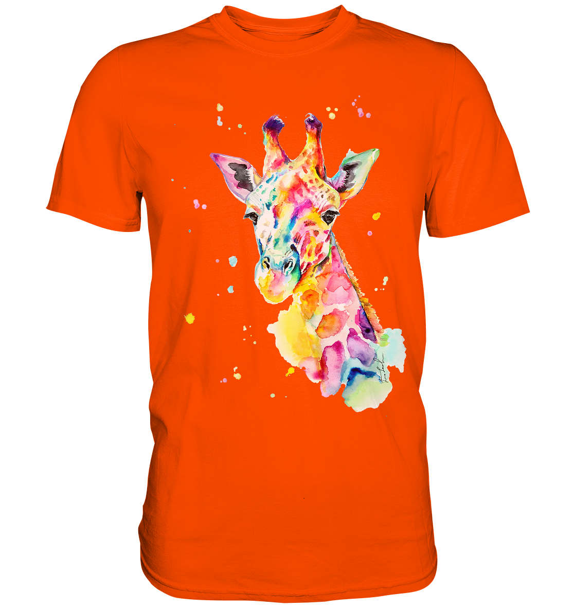 Bunte Giraffe - Premium Shirt