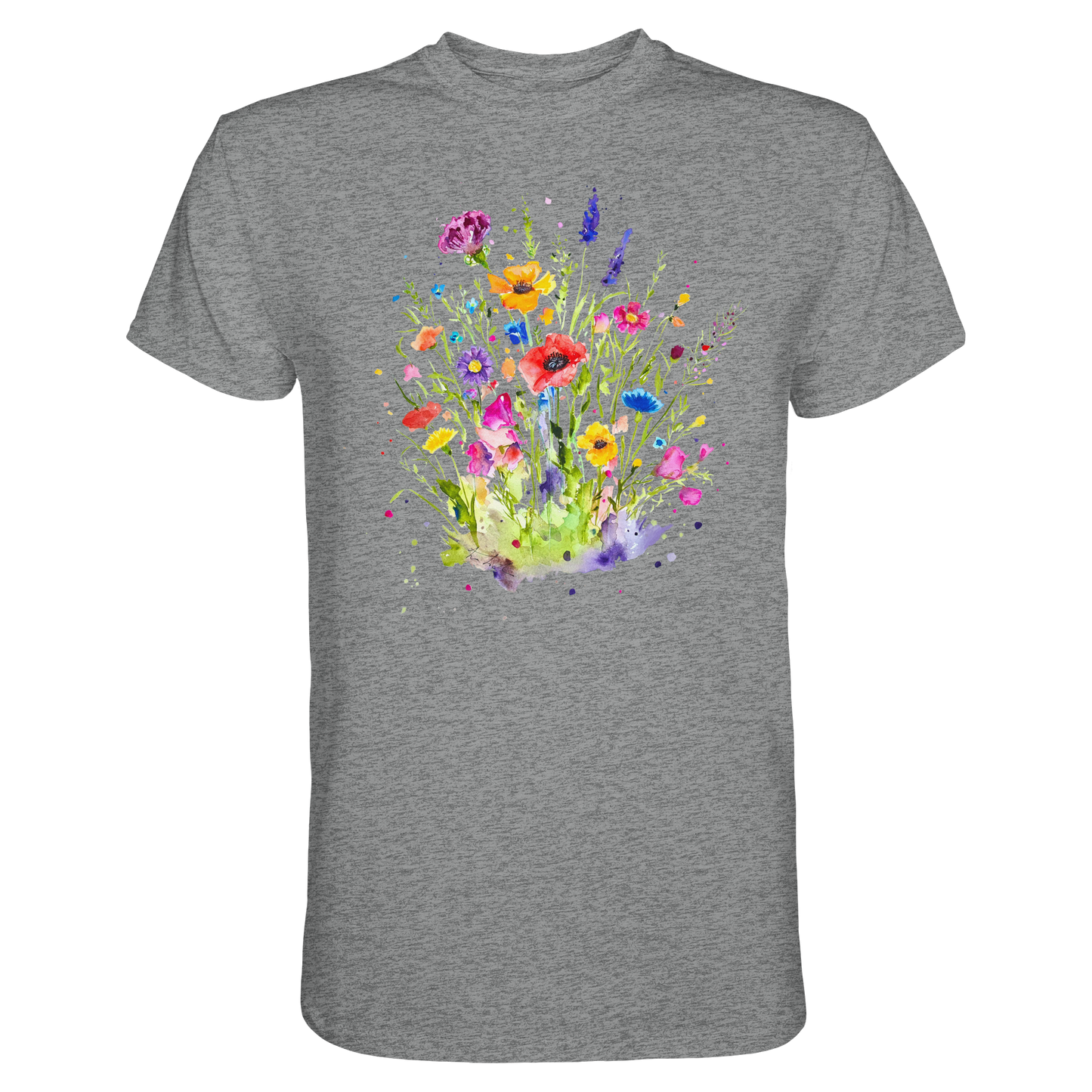 Wildblumen in Aquarell - Premium Shirt