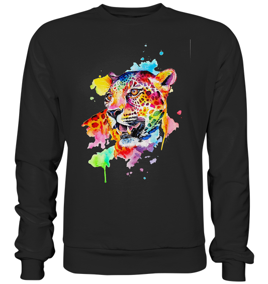 Bunter Leopard  - Premium Sweatshirt