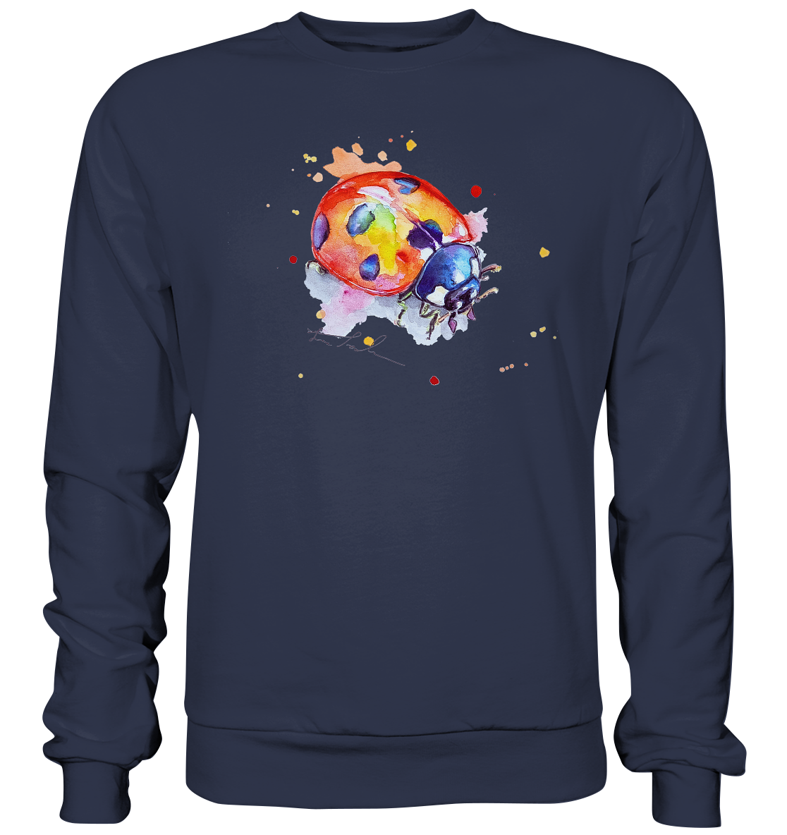 Bunter Marienkäfer - Premium Sweatshirt
