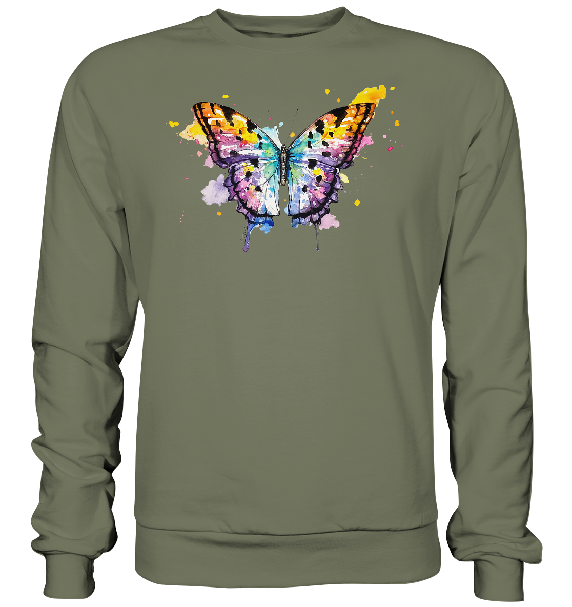 Bunter Schmetterling - Premium Sweatshirt