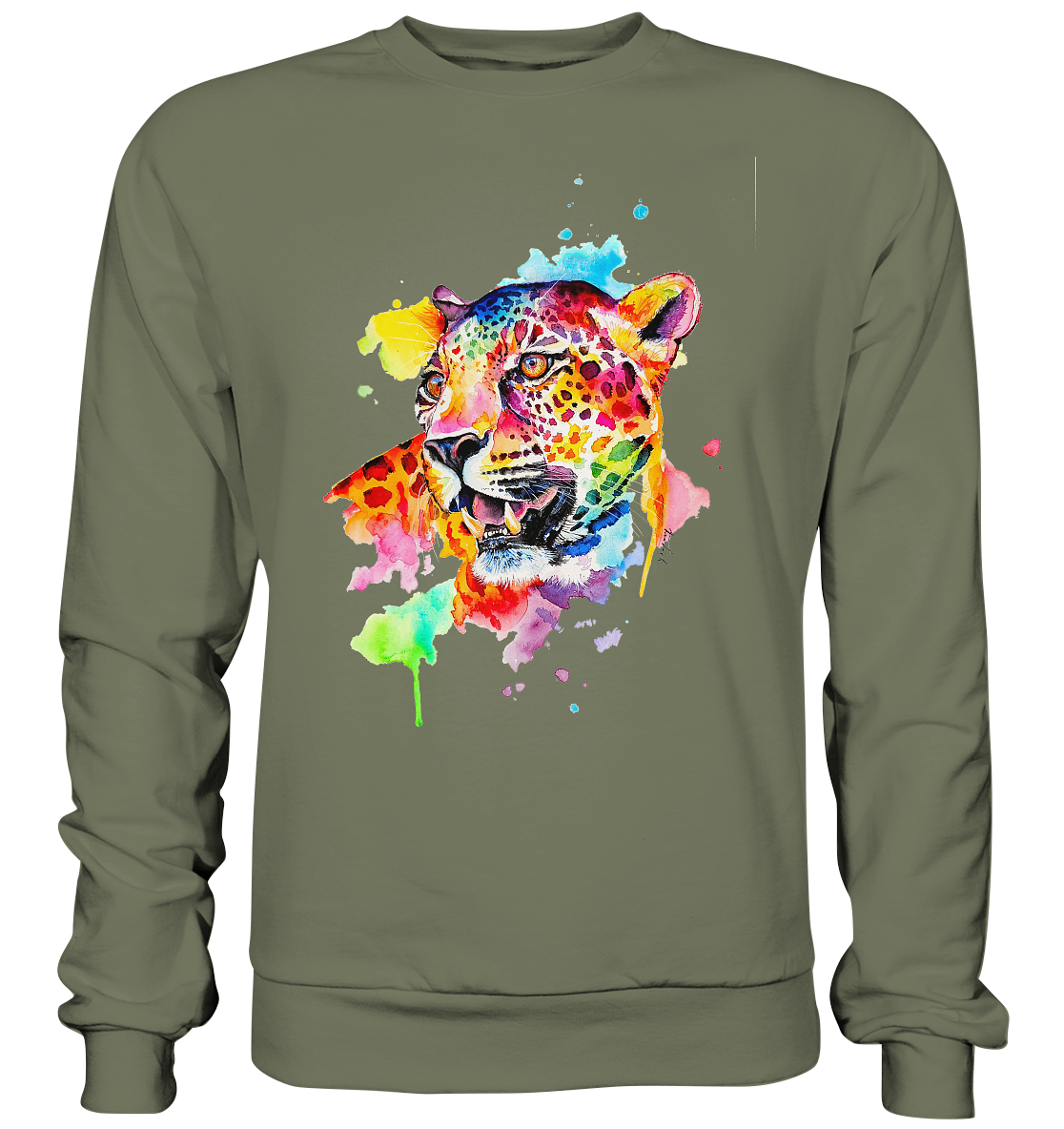 Bunter Leopard - Premium Sweatshirt