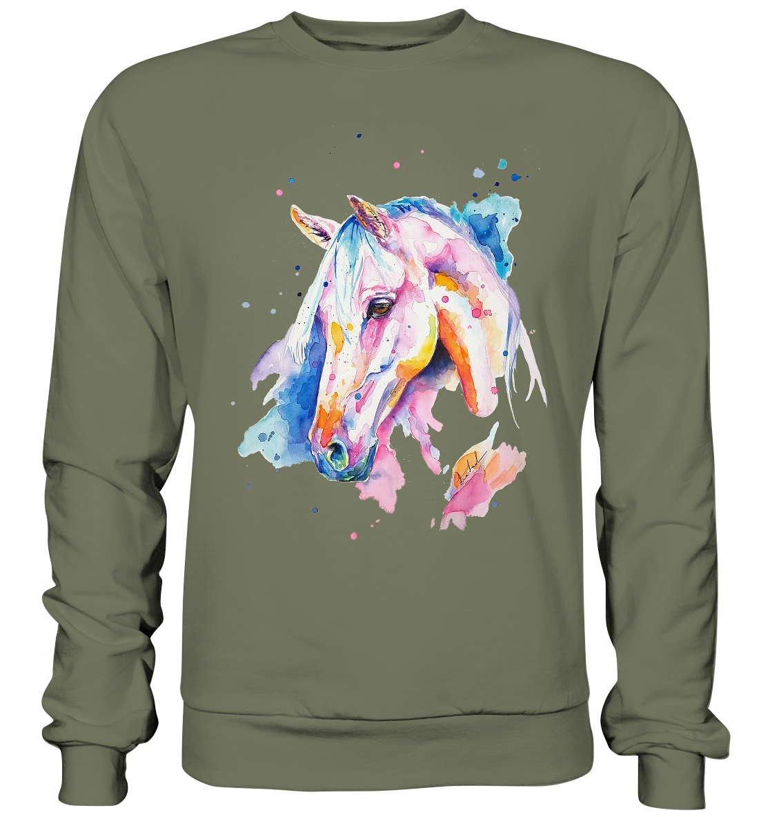 Buntes Pferd - Premium Sweatshirt