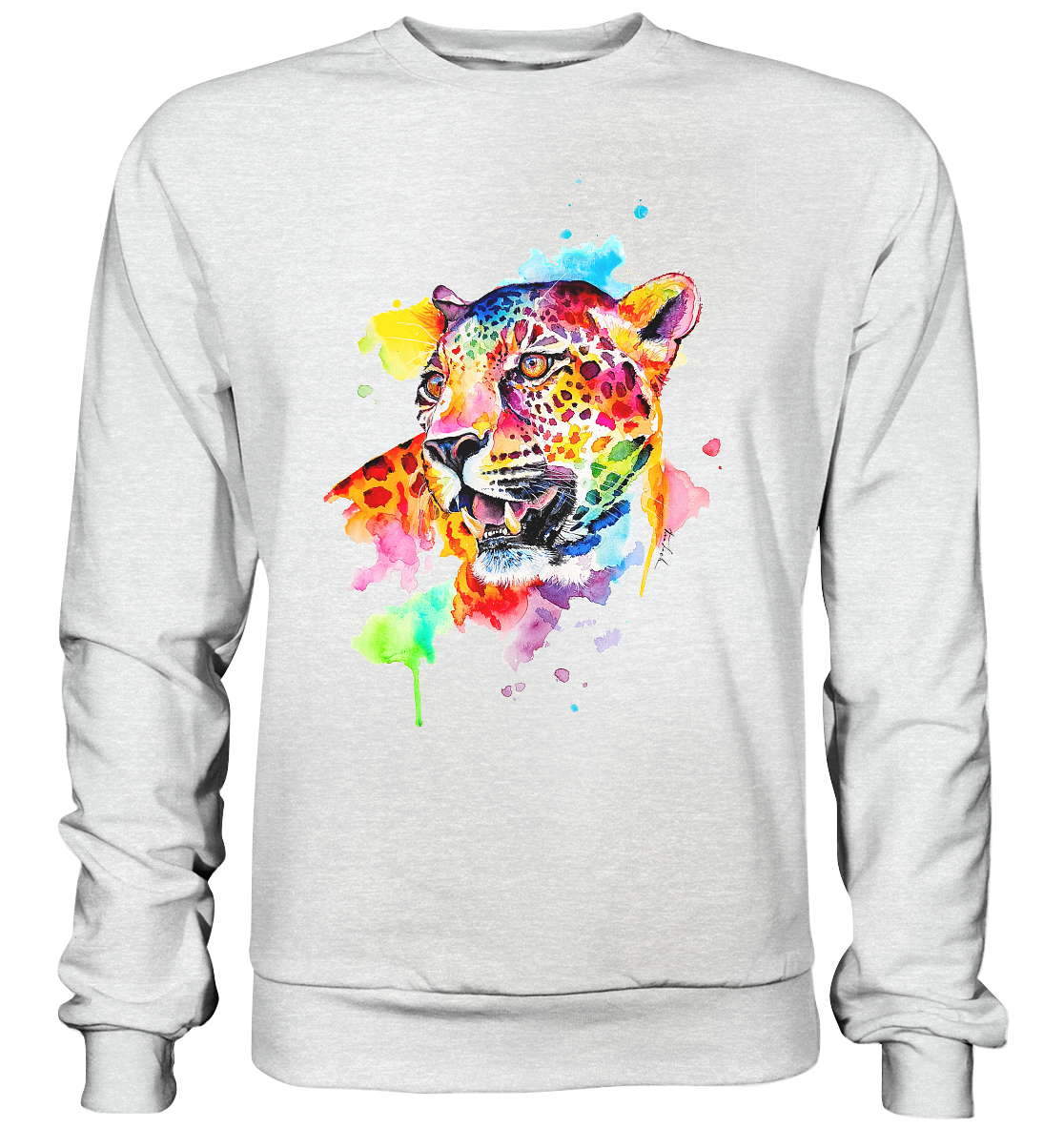 Bunter Leopard - Premium Sweatshirt