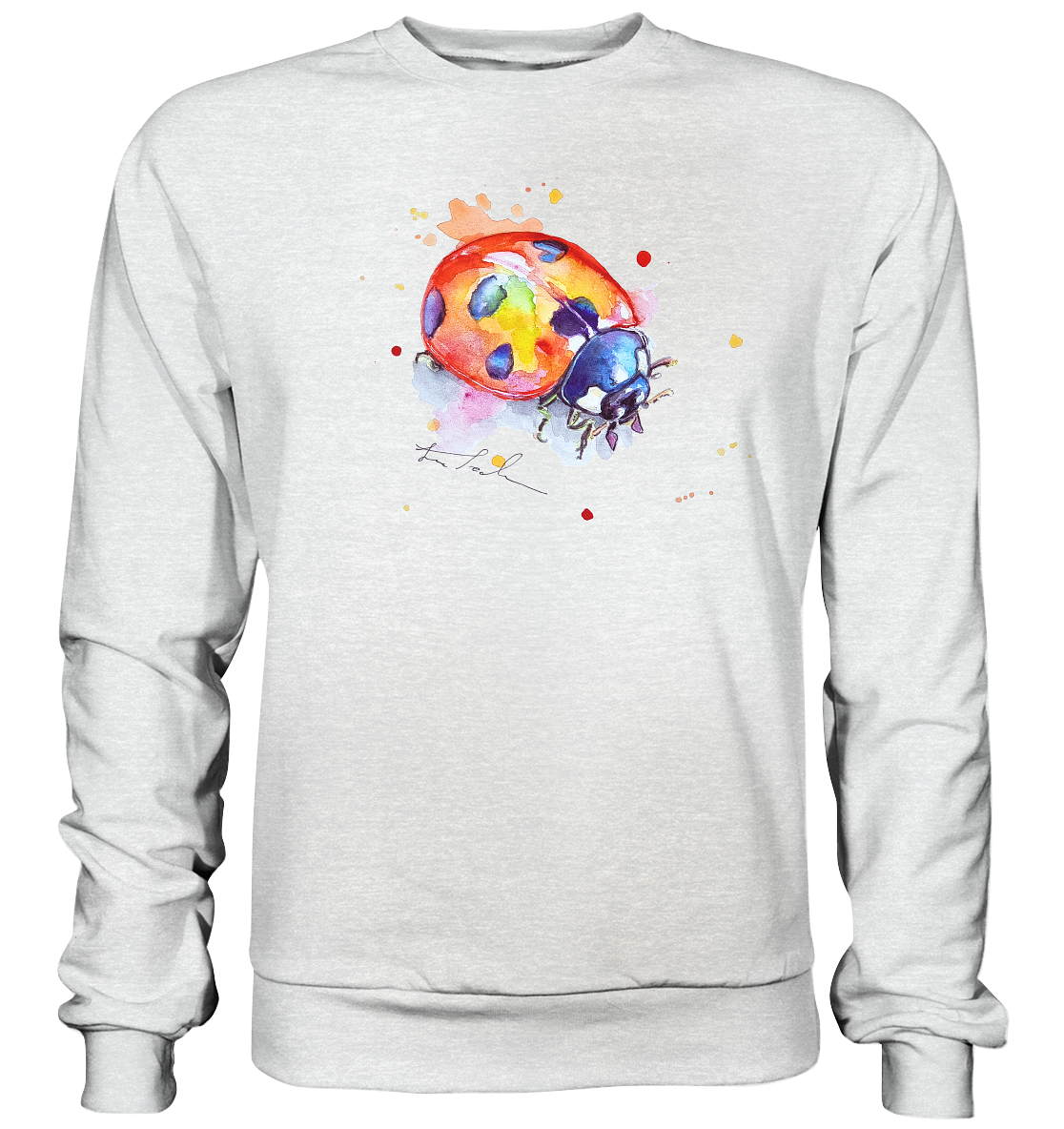 Bunter Marienkäfer - Premium Sweatshirt