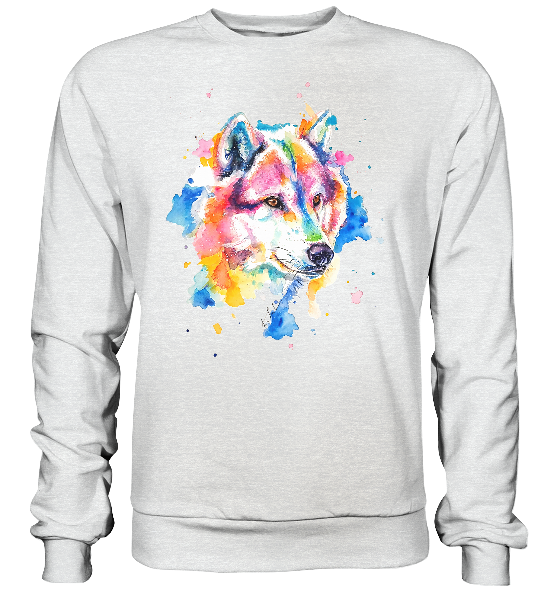 Bunter Wolf - Premium Sweatshirt