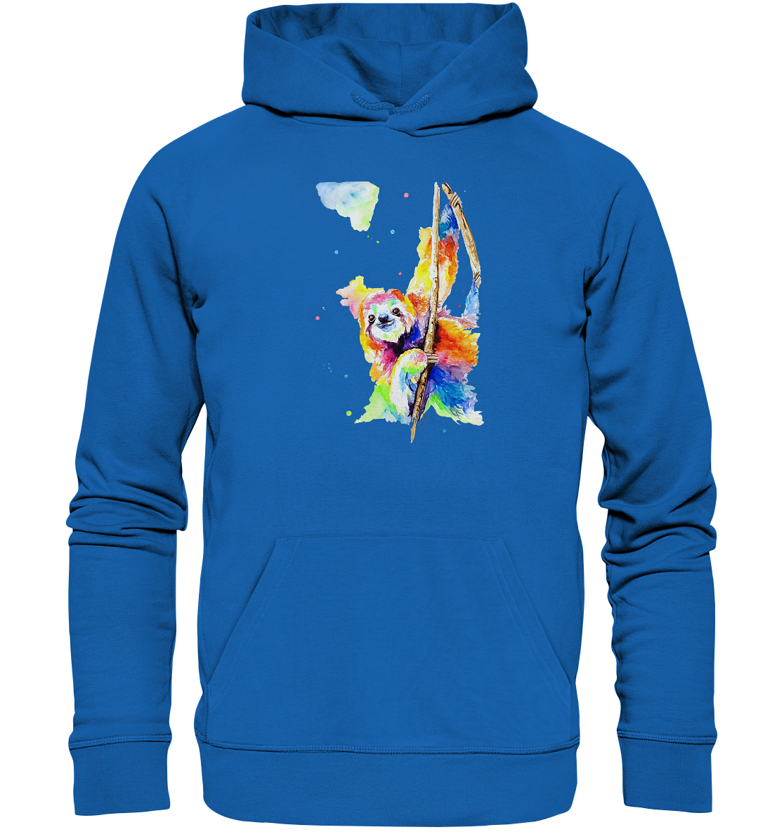 Buntes Faultier - Premium Unisex Hoodie