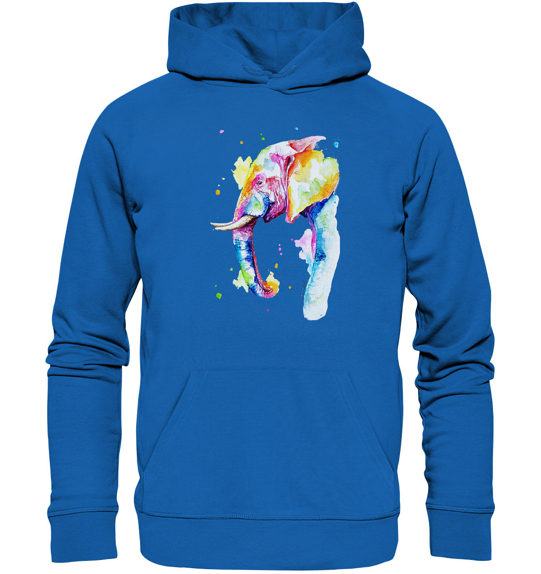 Bunter Elefant - Premium Unisex Hoodie