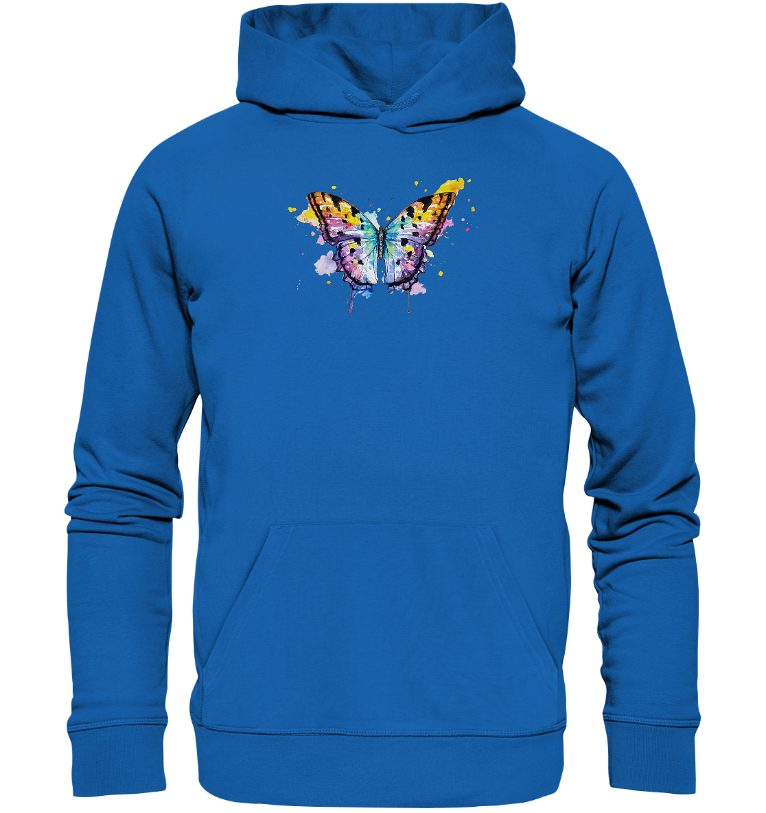 Bunter Schmetterling - Premium Unisex Hoodie