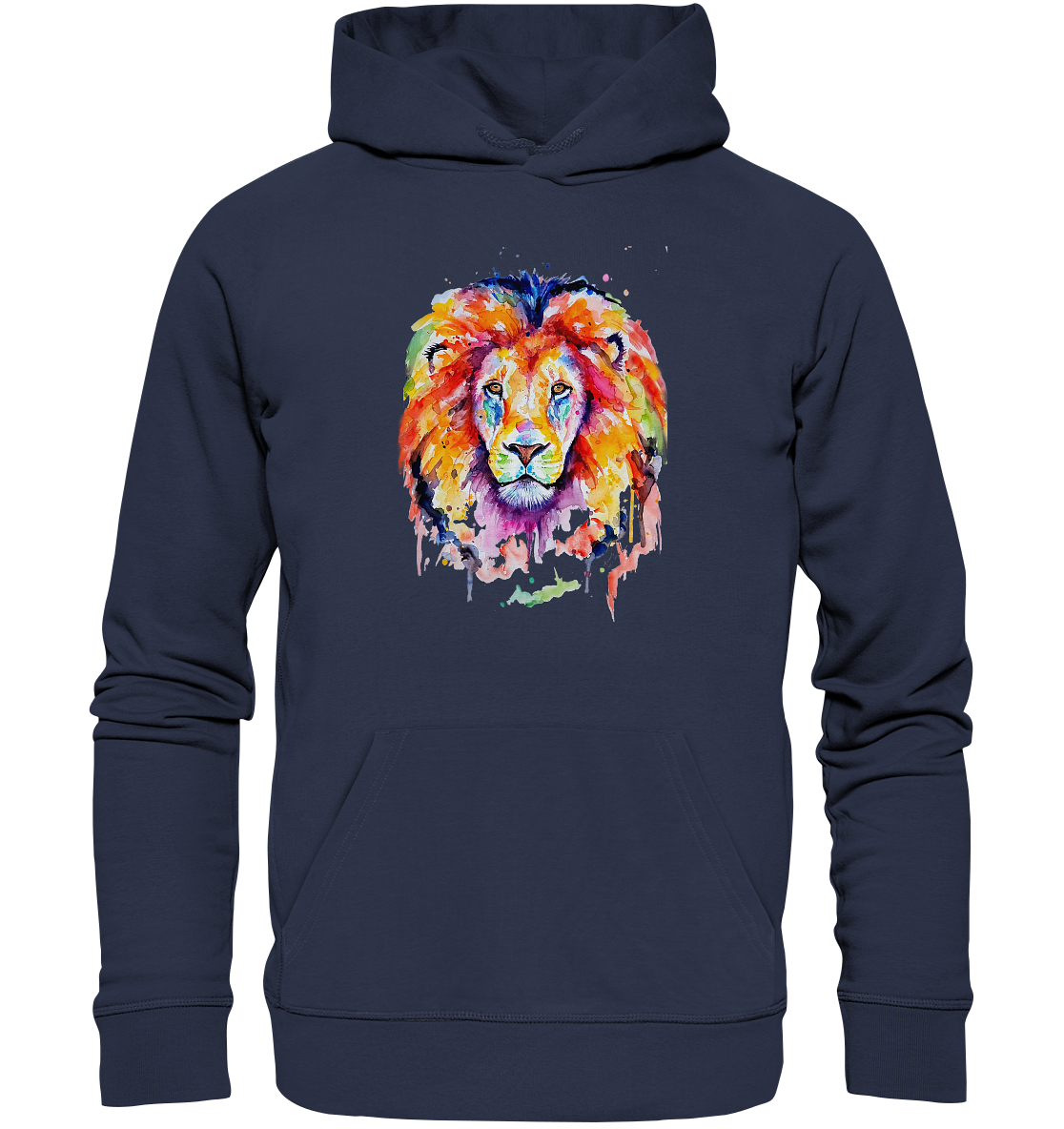 Bunter Löwe - Premium Unisex Hoodie