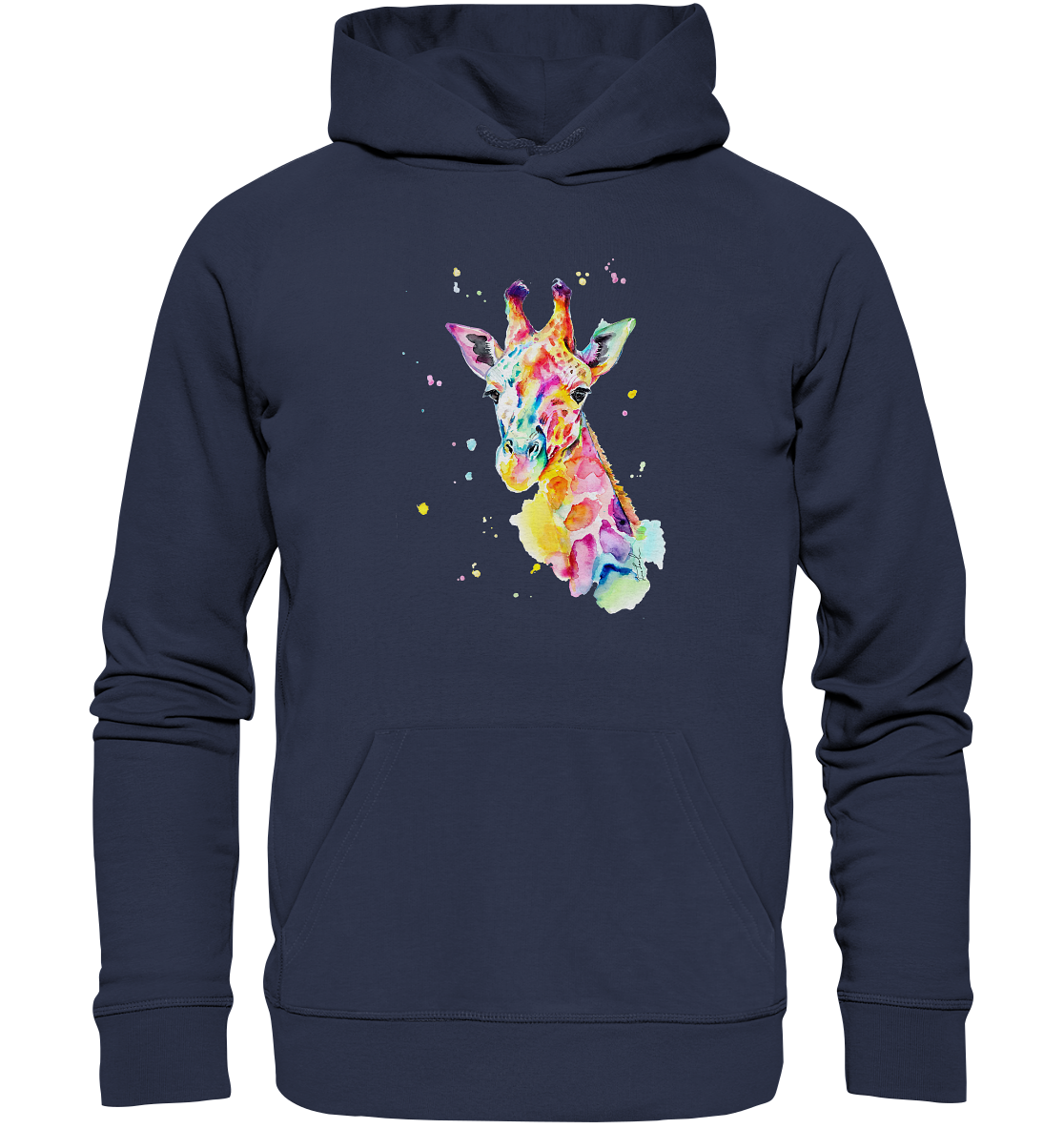 Bunte Giraffe - Premium Unisex Hoodie