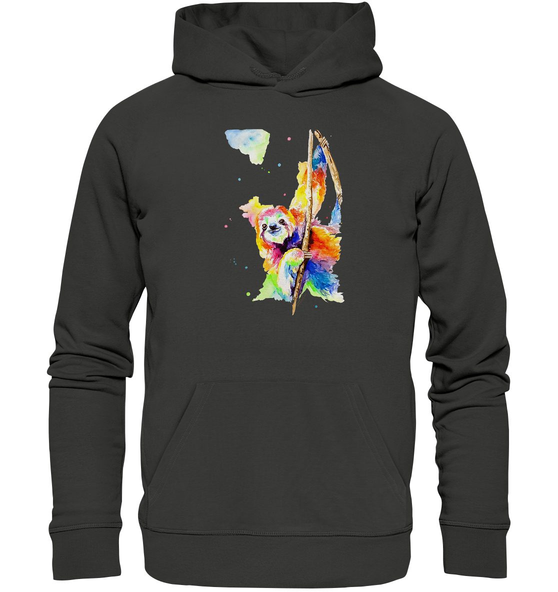 Buntes Faultier - Premium Unisex Hoodie