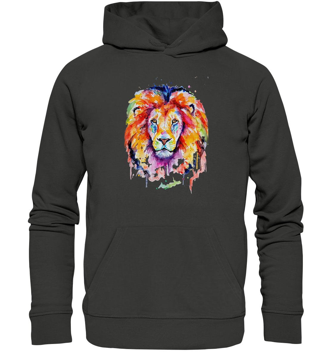 Bunter Löwe - Premium Unisex Hoodie