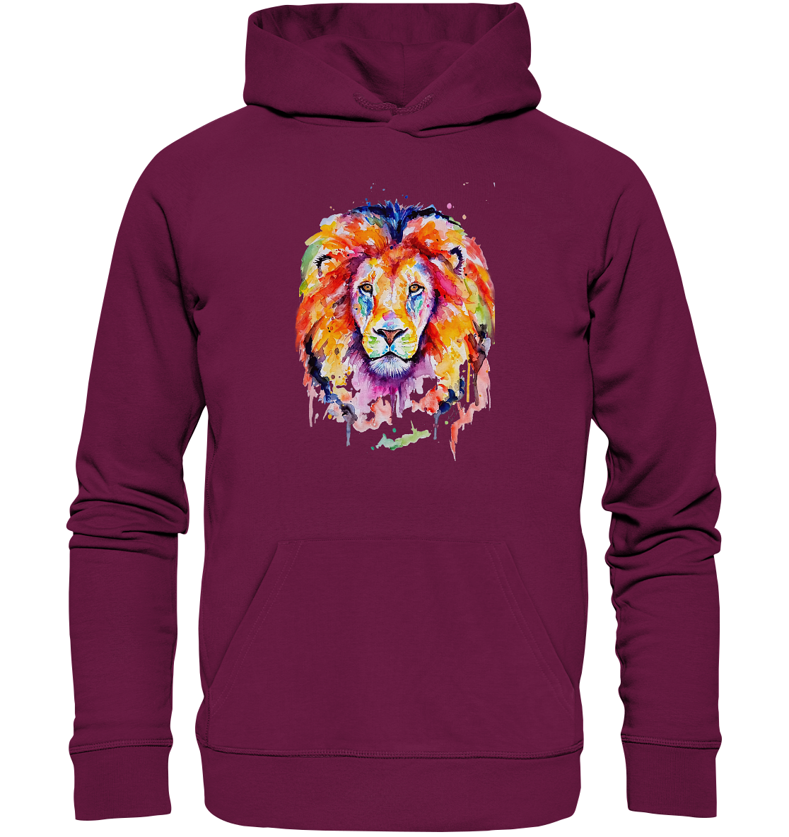 Bunter Löwe - Premium Unisex Hoodie