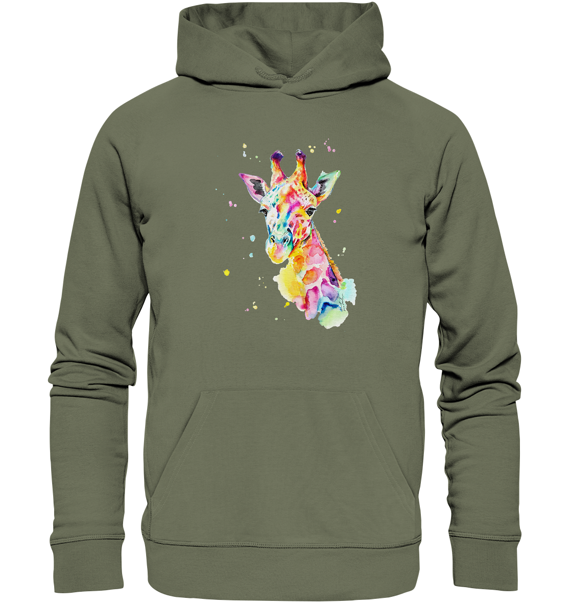 Bunte Giraffe - Premium Unisex Hoodie