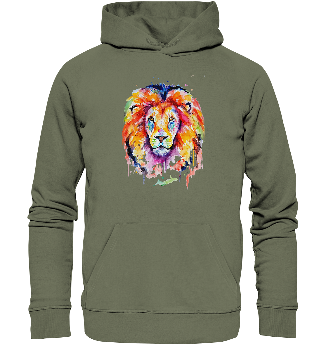 Bunter Löwe - Premium Unisex Hoodie