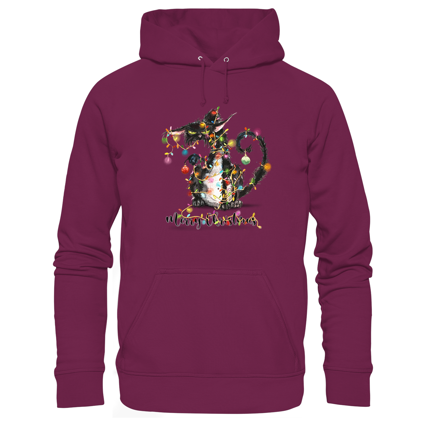 F*U-Cat - Merry Christmas - Premium Unisex Hoodie