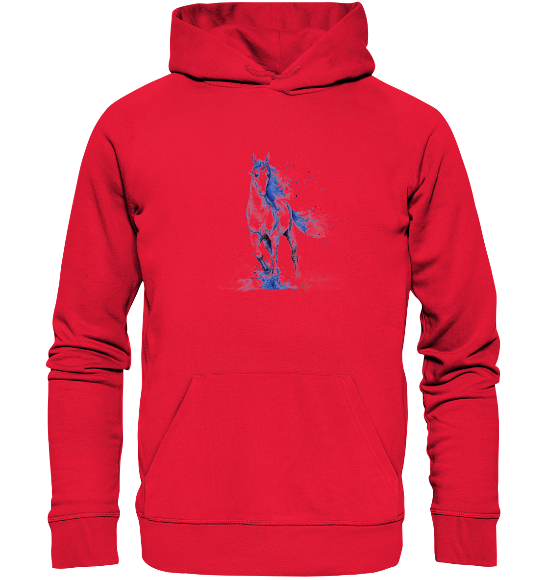 Blaues Einhorn - Premium Unisex Hoodie