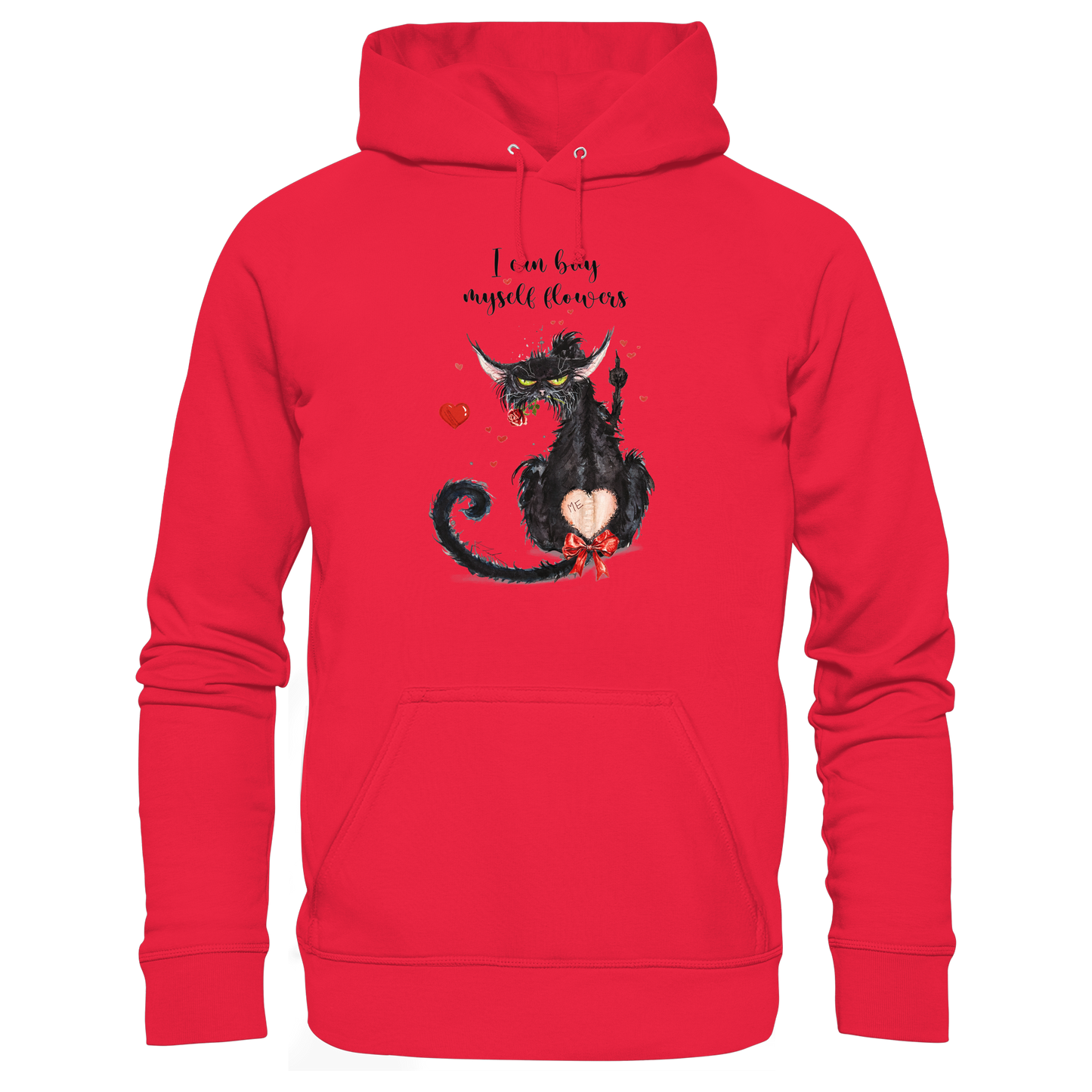 Feministische Valentins - F**U-Cat - Premium Unisex Hoodie