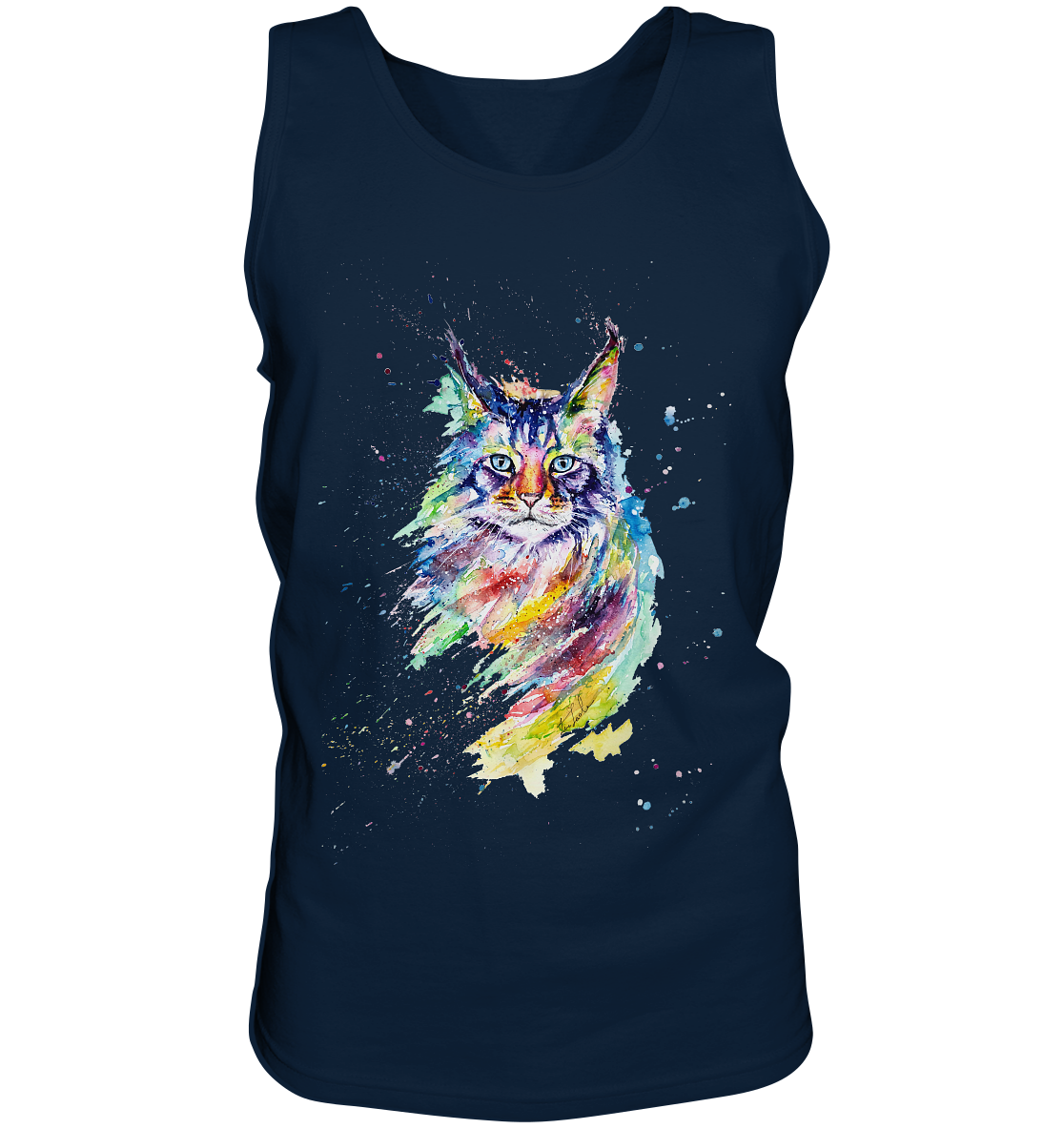 Bunte Katze - Tank-Top