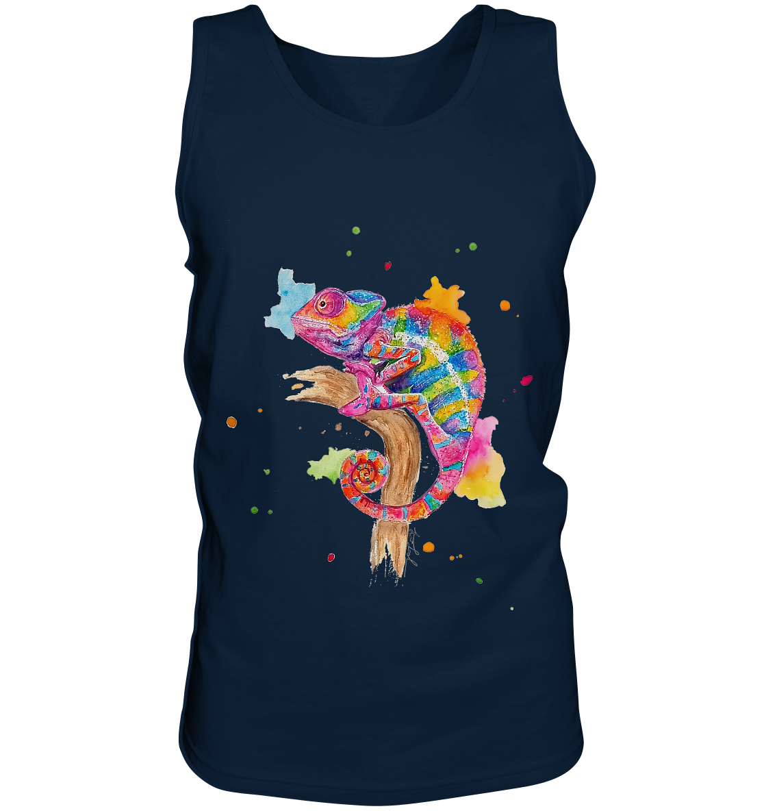 Buntes Chamäleon - Tank-Top