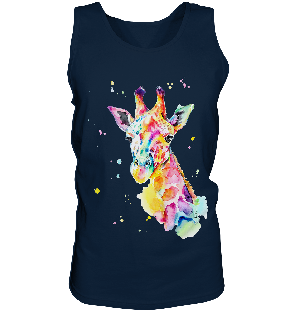 Bunte Giraffe - Tank-Top