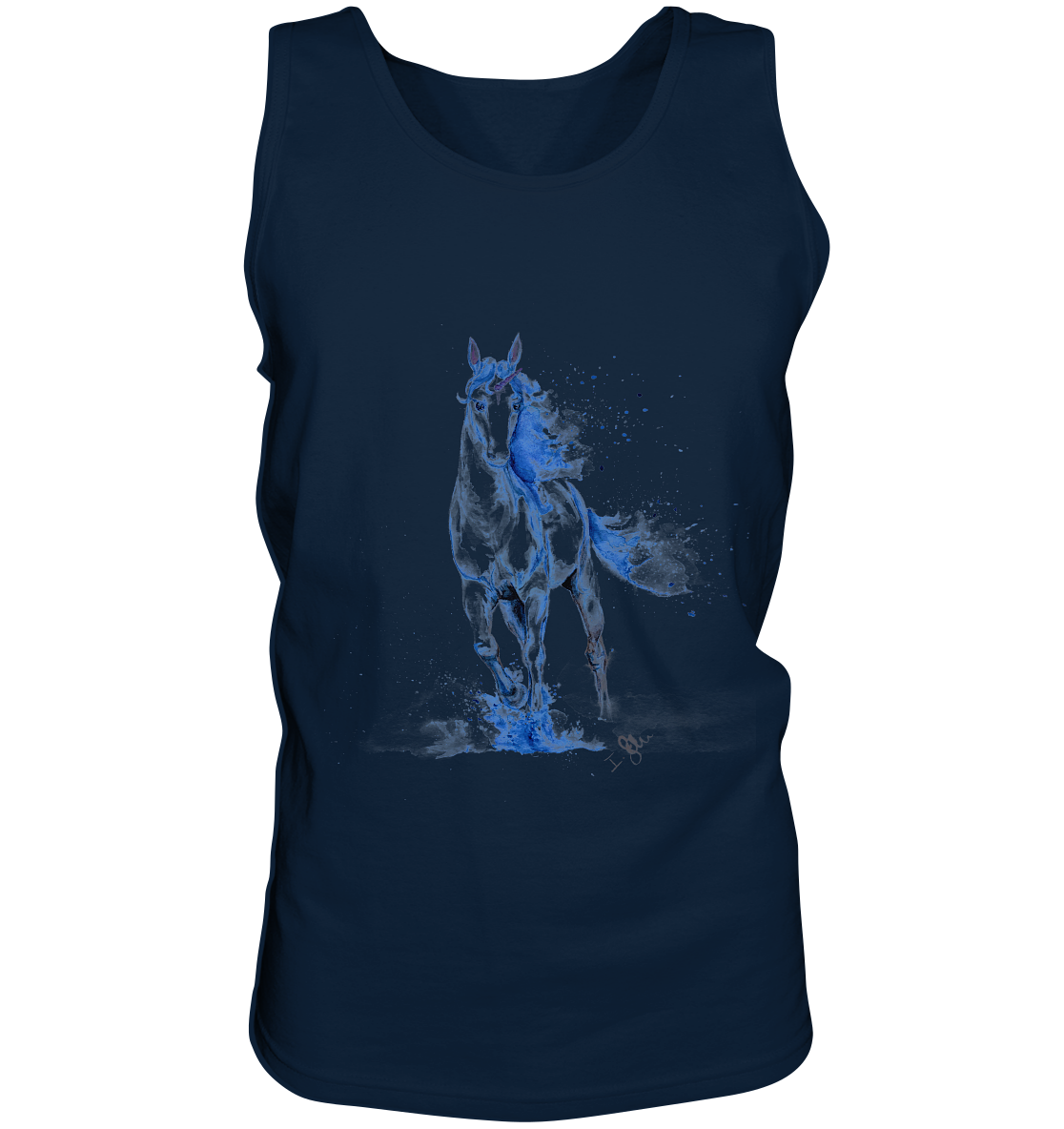 Blaues Einhorn - Tank-Top