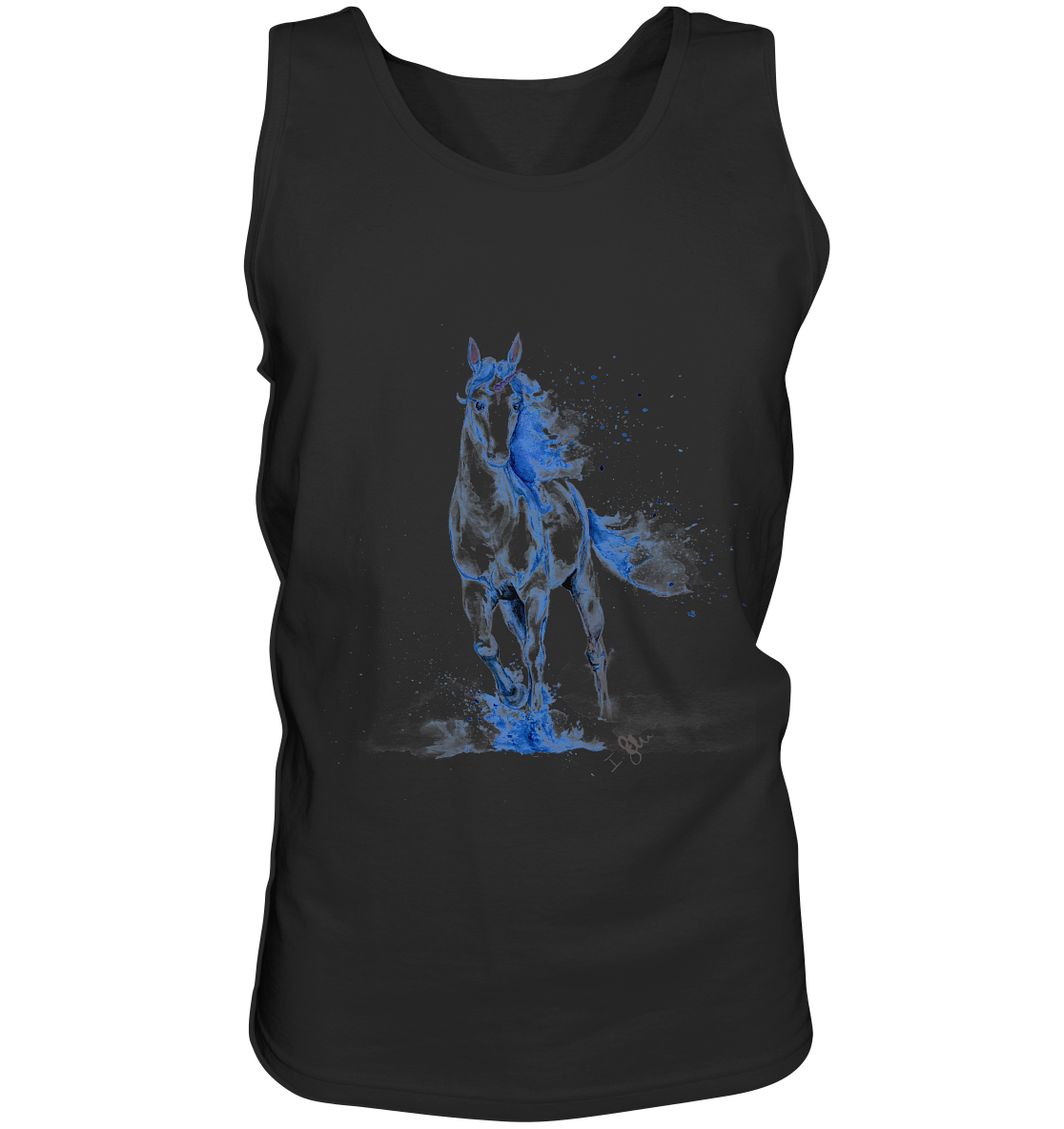 Blaues Einhorn - Tank-Top