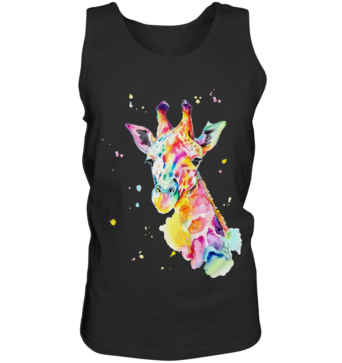 Bunte Giraffe - Tank-Top