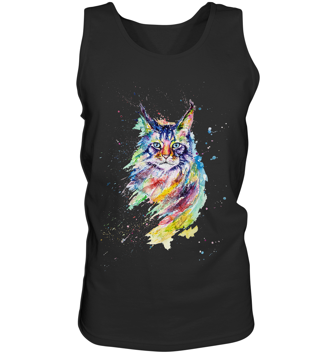 Bunte Katze - Tank-Top
