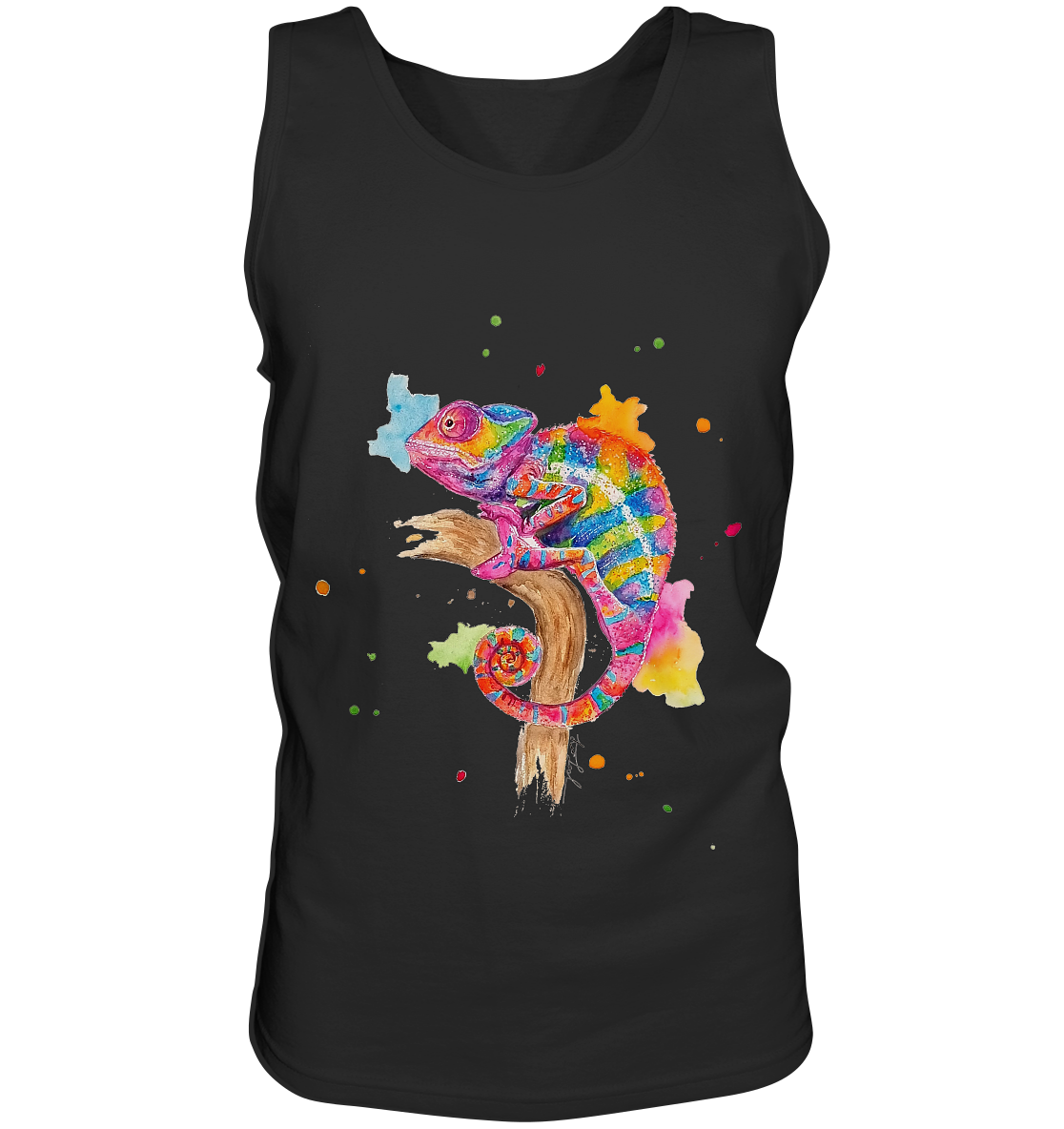 Buntes Chamäleon - Tank-Top