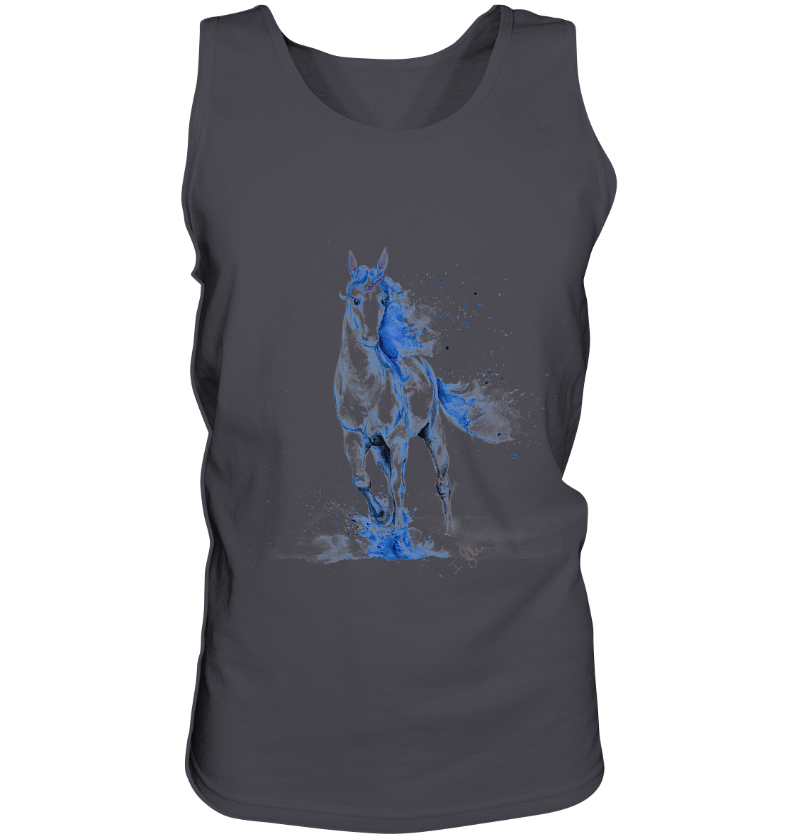 Blaues Einhorn - Tank-Top