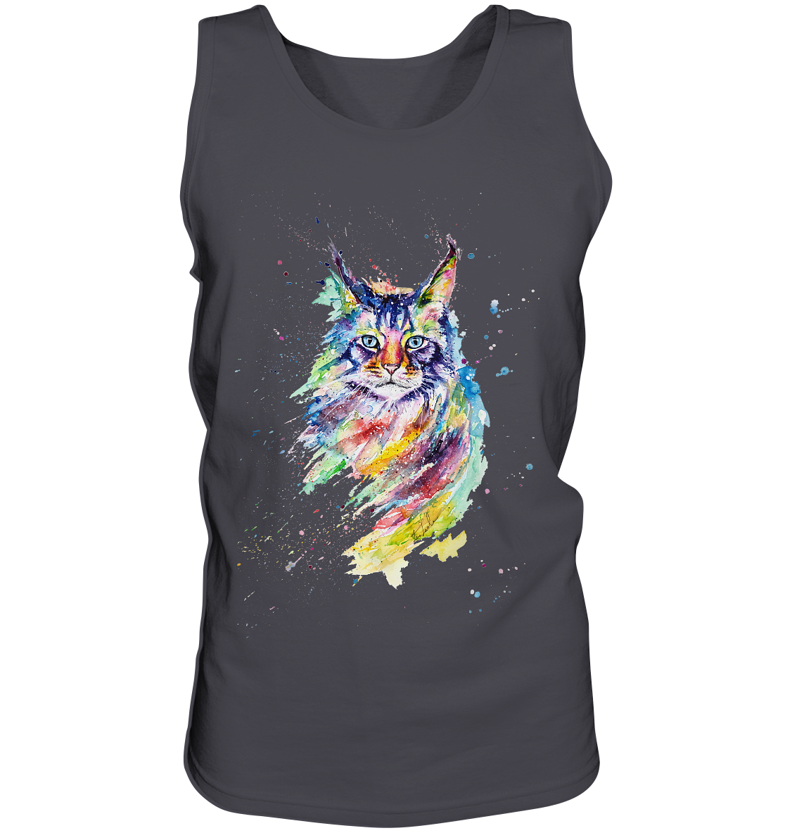 Bunte Katze - Tank-Top