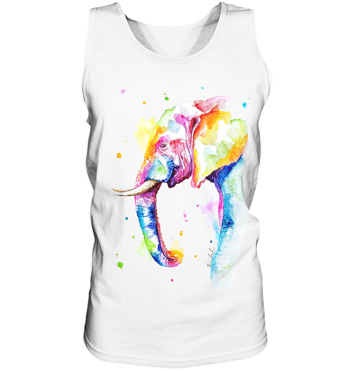 Bunter Elefant - Tank-Top